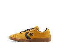 Converse Tenis clásicos de gamuza unisex para adultos, Amarillo/Negro/Goma, 9 Women/7.5 Men