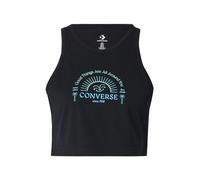 CONVERSE Top 'GOOD VIBES' aqua / menta / negro M aqua / menta / negro