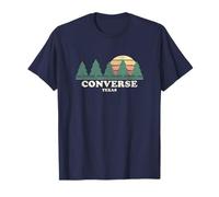 Converse TX Vintage Throwback Tee Retro 70s Diseño Camiseta