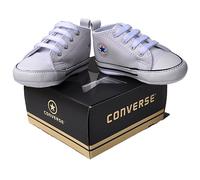 Converse Ue 19 UK 3 Bebé Chucks Primero Estrella Blanco Zapatillas de Correr
