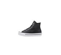 Converse Zapatillas Chuck Taylor All Star Eva Lift Leather Plataforma Cuero Negro 38,5
