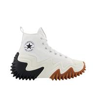 Converse Wmns Run Star Motion Canvase Platform Hi171546C Col.Bianco-Nero-Gomma Miele 37 1/2/Bianco Nero