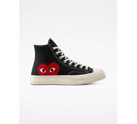 Converse x Comme des Garçons PLAY Chuck 70 Black Black/White/High Risk Red 42.5