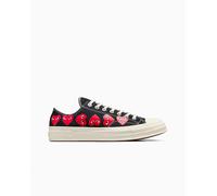 Converse x Comme des Garçons PLAY Chuck 70 Multi Heart Black Black/High Risk Red/Egret 41