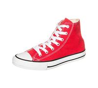 Converse Youths Chuck Taylor All Star Hi Zapatillas de tela, Unisex - Infantil, Rojo, 30