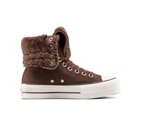 CONVERSE Zapatillas All Star Fold Over Winter Luxe. Color Marrón
