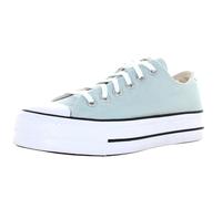 CONVERSE Zapatillas Azules Chuck Taylor All Star Lift Ox Sugar Platform Baja Lona