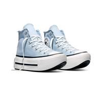 CONVERSE Zapatillas CHUCK TAYLOR ALL STAR LIFT DOUBLE STACK HI DISTRESSED CANVAS. Color Azul Claro