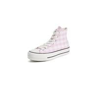 Zapatillas deportivas altas Chuck Taylor All Star Lift Hi Gingham Mujer Talla 38. Color Blanco