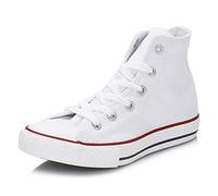 Converse - Zapatillas de tela para niños, Blanco, EU 34