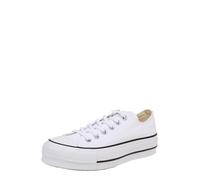 Zapatillas Casual_Mujer_CONVERSE Chuck Taylor All Star Plataform Canvas - Color: Blanco, Tallas Calzado: 37.5