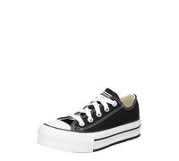 Converse Zapatillas Chuck Taylor All Star Eva Lift Lona Plataforma Unisex Negro/Blanco 28