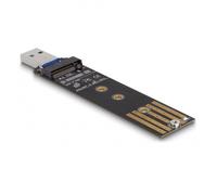 Conversor combinado Delock para SSD M.2 NVMe PCIe o SATA con USB 3.2 Gen 2
