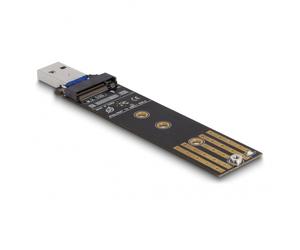 Conversor combinado Delock para SSD M.2 NVMe PCIe o SATA con USB 3.2 Gen 2