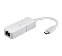 Adaptador Gigabit D-Link USB-C Macho para Ethernet Gigabit