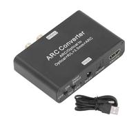 Conversor de Audio Digital a Analógico, Adaptador Óptico SPDIF 192kHz a 3.5mm, Conexión Hifi para TV y Amplificador - Alta Fidelidad, Compatible con USB y AV