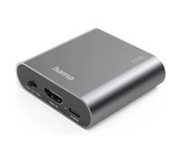 Conversor De Audio Hama AE90 Extractor De Audio HDMI Gris