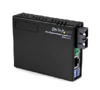 Startech Fiber Ethernet Media Converter Sc One Size Black