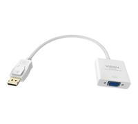 Conversor de vídeo Vision DisplayPort VGA blanco