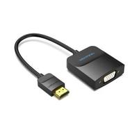 Conversor HDMI Macho --> VGA Hembra 15cm Negro Vention 42154