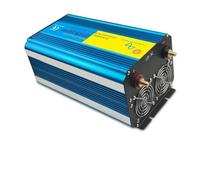 Conversor Inversor Onda Sinusoidal Pura 5000W/6000W/8000W CC 12V/24V A CA 220V/230V 60 Hz Pantalla LED Control Remoto Enchufe Europeo Inversor Corriente(5000W 12V 60Hz)