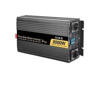 Conversor Inversor Onda Sinusoidal Pura 8000W 7000W con Doble Regulación Europea CC 12V 24V 48V 60V A CA 220V Inteligente para Hogar Inversor Corriente(12V(10V to 15V),8KW(Rated 4000W))