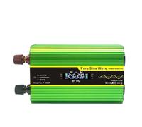 Conversor Inversor Potencia 4000W 6000W 8000W Onda Sinusoidal Pura 12V 220V 24V 50Hz Y 60Hz con LCD 31 A Y Enchufe Europeo para Coche Inversor Corriente(6000W 24V 60Hz EU)