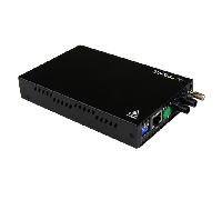 conversor medios rj45 fibra st