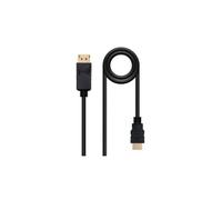 Nano Cable Conversor DP a HDMI Negro 3m