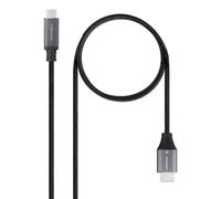 Conversor Nanocable 10.15.5262 USB-C a HDMI 2.0 4K 60 Hz 1.8 m Negro