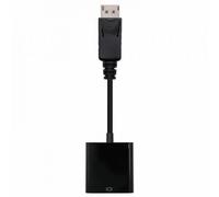 Conversor Nanocable 10.16.0602/ DisplayPort Macho - VGA Hembra/ 15cm/ Negro