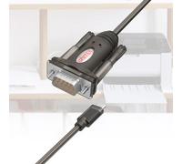 Conversor USB C a Serie RS-232 Unitek - Cable 1,5m - Compatible Windows Server 2003/Server 2008/Linux - Color Negro