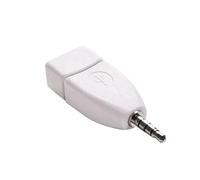 Converter Adapter USB 2.0 Female to 3.5mm Male AUX Audio Durable Car Plug Jack