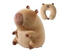 Convertible Animal Bolster - 12 Inch Ergonomic Accessory with Soft Fleece Cover, Transformable Mascot Stuffed Toy for Lumbar Relief, Commuter Gear for + Train Commuting Office Break Hotel Sleep