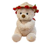 Convertible Bouquet - Adorable Stuffed Bear Decoration | PP Cotton Filled Toy with Creative Folding Structure, Sweet Gift Idea for Girls Women Valentine Celebration