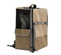 Convertible Pet Car Seat Backpack - Washable Breathable Mesh Dog Travel Chair, Portable Carrier For Cats Puppies Medium Breeds | Suitable For Automotive Travels Camping Outdoor Trips, 17.7x16.5x26.3in
