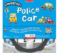 Convertible Police Car: Three toddler-friendly activities in one fold-out pack: a sit-in vehicle, interactive playmat and engaging story!