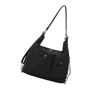 Convertible Shoulder Backpack for Commuting Travel with Water Resistant Washable Fabric and Spacious Compartments Adjustable Casual Daypack