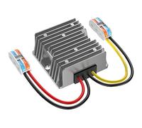Convertidor 24V a 12V 20A 240W DC DC Buck de Bloque de Terminal Rápido de Resorte, Transformador de Corriente Continua para Carrito de Camión (Acepta entradas DC 15-40V)