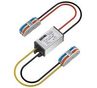 Convertidor 24v a 12v,Step Down Converter 5A 60W DC DC Voltaje de Prueba de Agua Y Bloque de Terminal Rápido de Resorte, Regulador de Voltaje CC para de Vehículo/Barco (Acepta CC15-40 V)