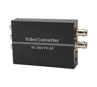 Convertidor 3G SDI a AV Adaptador SD HD 3G SDI ASIN Pérdidas con Bucle de Señal SDI, para Proyector de Monitor de TV, 100-240V (Enchufe de la UE)