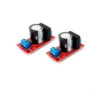 Convertidor AC DC 18V 3300uF para filtro Estable 2 Unidades Convertidor | Capacitor para filtro 3300uF, mínimo rizado voltaje, salida DC para suave, protege componentes sensibles, 2 unidades