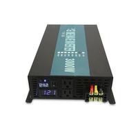 Convertidor Adaptador 12V/36V/48V CC 110V/120V/230V/240V CA Inversor Onda Sinusoidal para Pura 3000W 24V 220V Panel Solar/convertidor Generador Banco Energía inversor