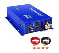 Convertidor Adaptador Convertidor Voltaje 12V 36V 48V CC 110V 120V 230V 240V CA Pico 6000W Inversor Solar Onda Sinusoidal para Pura Energía Coche 24V 220V inversor