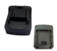 Convertidor adaptador de batería, 18 V/20 V a para metabo 18 V, compatibilidad para herramientas eléctricas, unidad negra de metal y plástico (excluyendo la serie HPT)