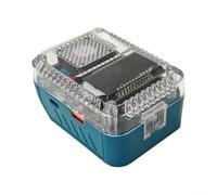 Convertidor adaptador de batería, banco de energía, cargador USB portátil para BL1830 BL1840 batería de iones de litio de 18 V con pantalla digital de salida para electrónica pequeña (azul)