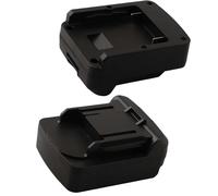 Convertidor adaptador de batería para baterías Bosch de 18 V BL1830 BL1815 BL1840 BAT622 BAT609G - Compatible con taladro de impacto combinado martillo y herramientas de jardín, negro