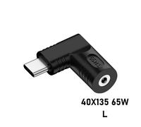 Convertidor adaptador de corriente CC a USB C PD de 65W 5,5x2,1 7,4x5,0 4,5x3,0mm cargador de ordenador portátil a conector tipo C para Xiaomi Samsung Square Plug