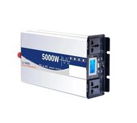 Convertidor Adaptador Inversor Onda Sinusoidal para Pura 3000W/4000W/5000W Doble Enchufe 24V DC 12V 48V AC 220V Convertidor Voltaje Vehículo Alta Potencia inversor