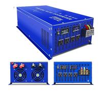 Convertidor Adaptador Inversor Onda Sinusoidal para Pura 5kW 24V 220V Convertidor Solar Fuera La Red 12V 36V 48V CC A 110V 130V 230V 240V CA Electrodoméstico inversor
